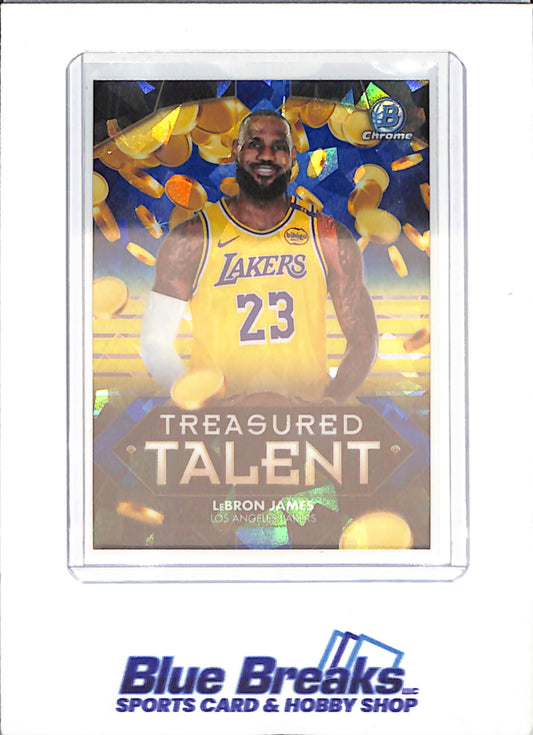 2025-26 Bowman Chrome - Lebron James - Treasured Talent - Los Angeles Lakers - Basketball - #TTN-10