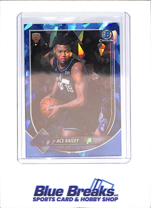 2025-26 Bowman Chrome Sapphire - Ace Bailey - RC - Utah Jazz - Basketball - #BCV-5