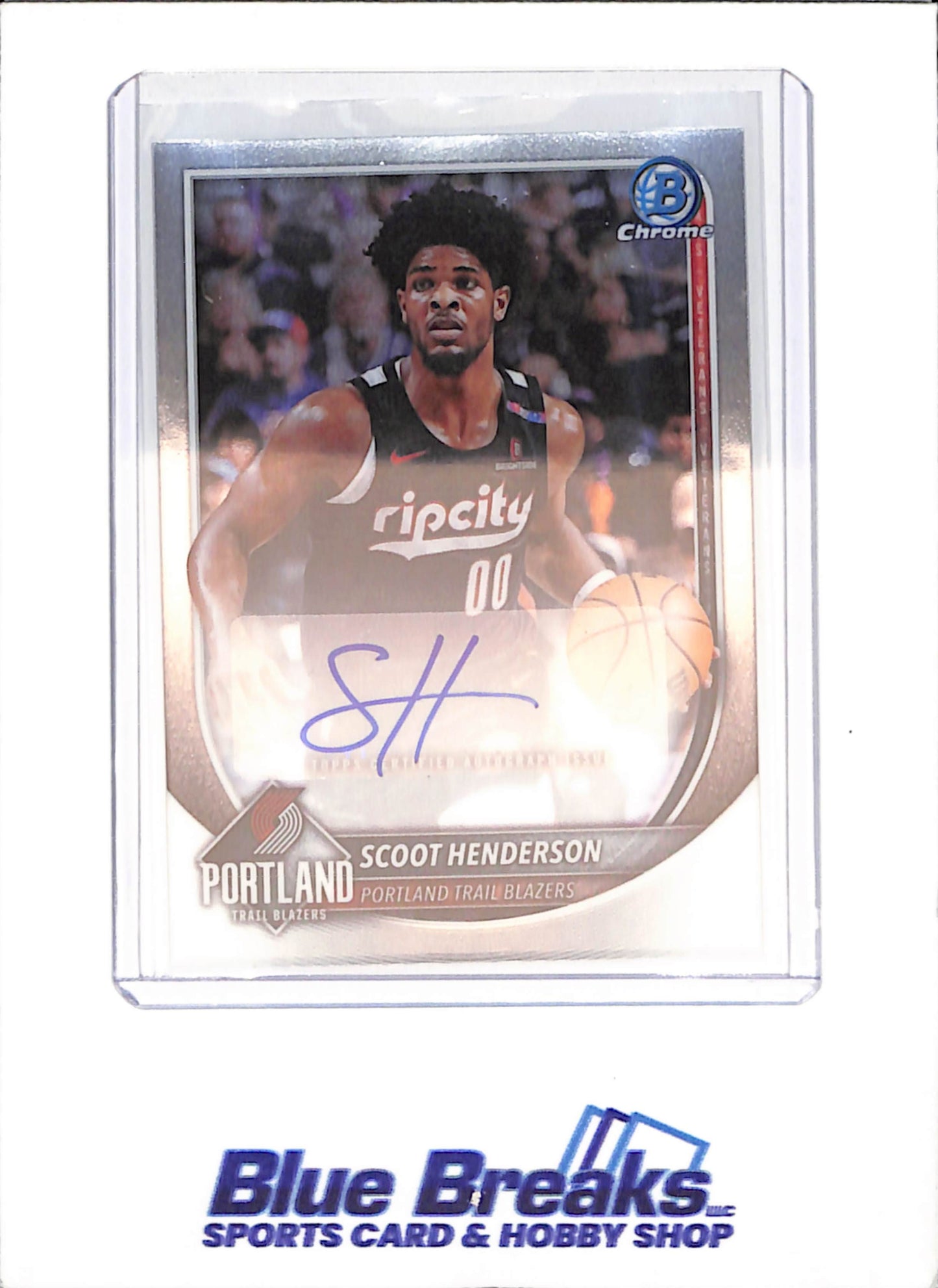 2025-26 Bowman Chrome - Scoot Henderson - Autograph - Portland Trailblazers - Basketball - #BCA-SH
