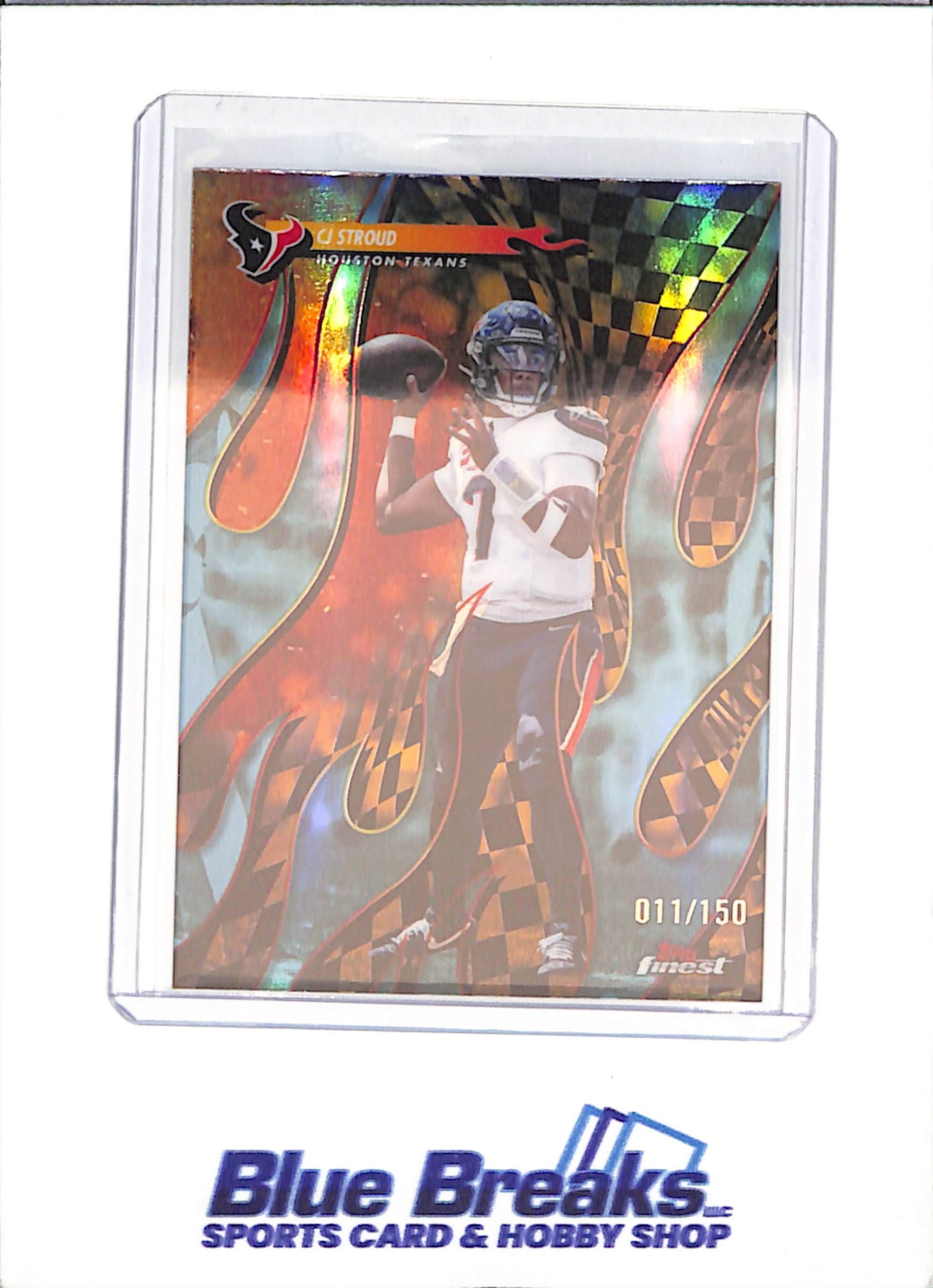 2025 Topps Finest - CJ Stroud - Torchers - 11/150 - Houston Texans - Football - #T-18