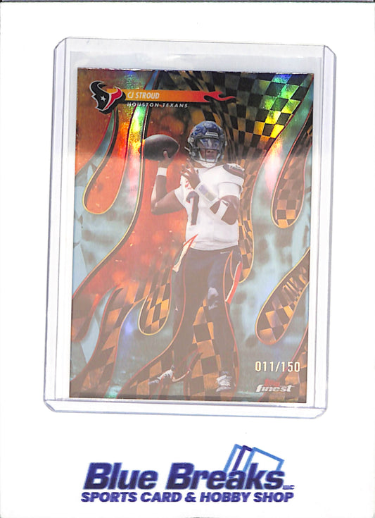 2025 Topps Finest - CJ Stroud - Torchers - 11/150 - Houston Texans - Football - #T-18