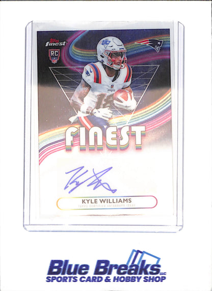 2025 Topps Finest - Kyle Williams - Finest Autograph - RC - New England Patriots - Football - #RFA-KW