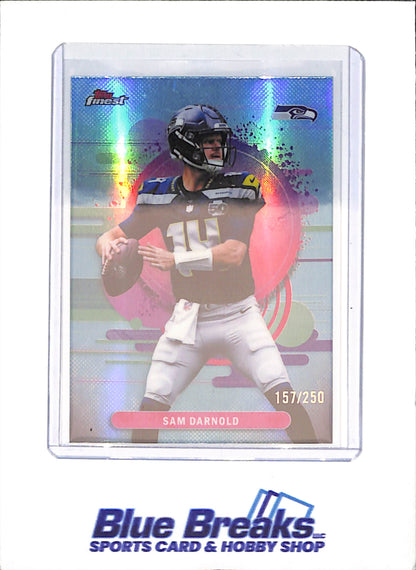 2025 Topps Finest - Sam Darnold - 157/250 - Seattle Seahawks - Football - #147