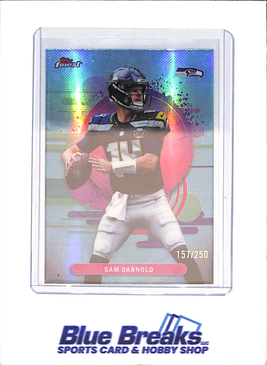 2025 Topps Finest - Sam Darnold - 157/250 - Seattle Seahawks - Football - #147