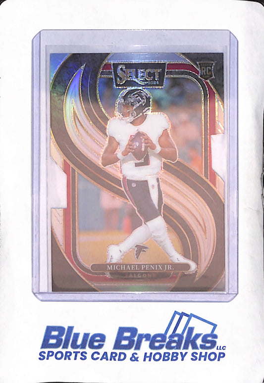2024 Panini Select - Michael Penix Jr - Premier Level RC Die-cut - Atlanta Falcons - Football - #110