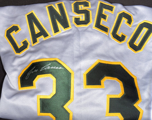 Autographed Jersey - Jose Conseco - Oakland Athletics - Baseball - Beckett Auth