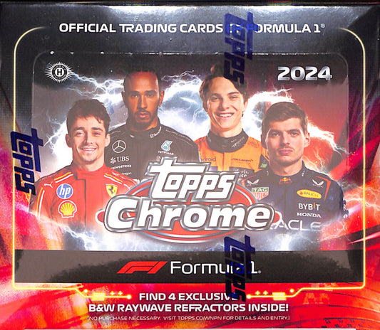 2024 Topps Chrome F1 Formula 1 Qualifying Lap Hobby Box - Sealed Wax