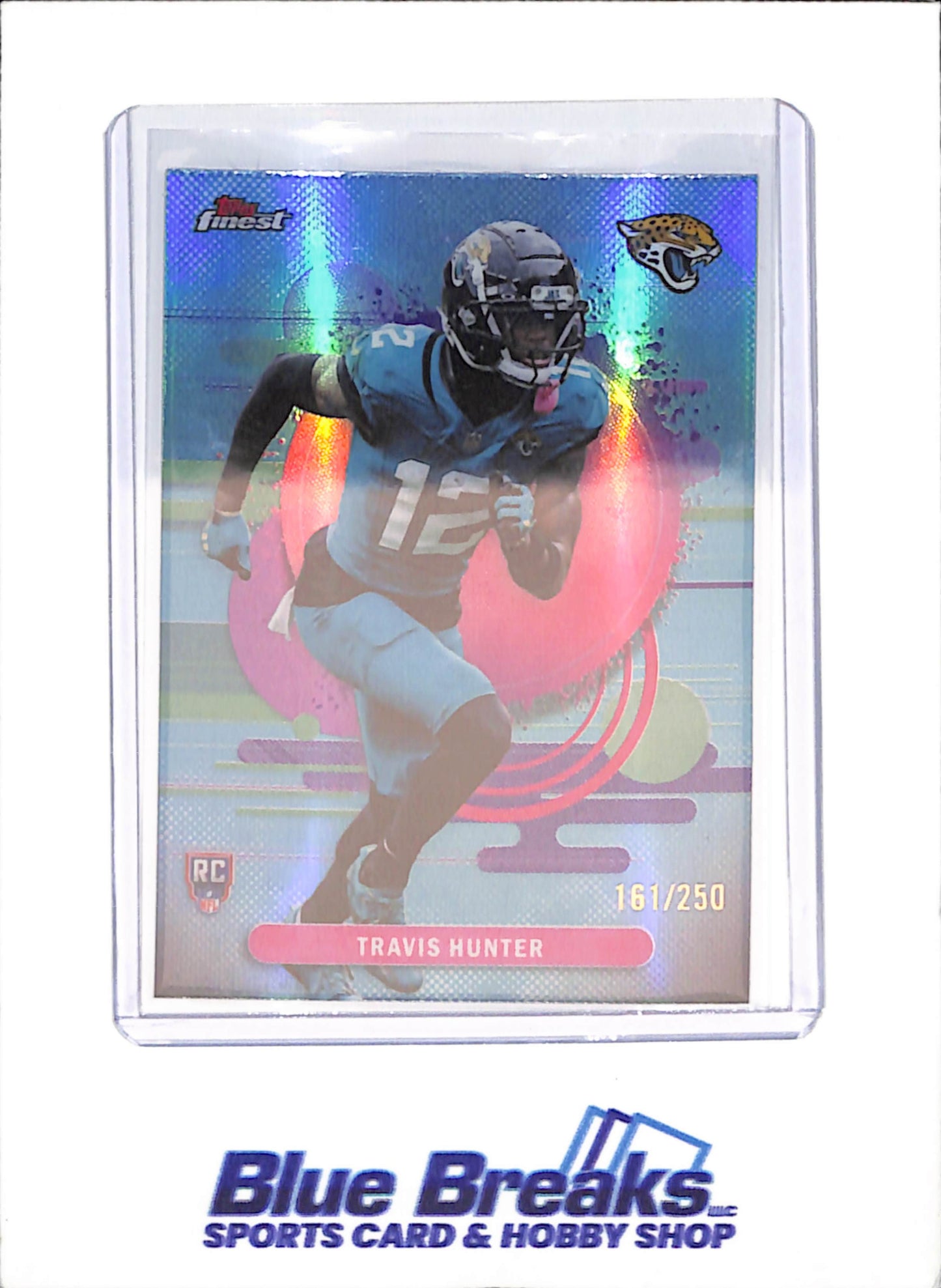 2025 Topps Finest - Travis Hunter - 161/250 - RC - Jacksonville Jaguars - Football - #114