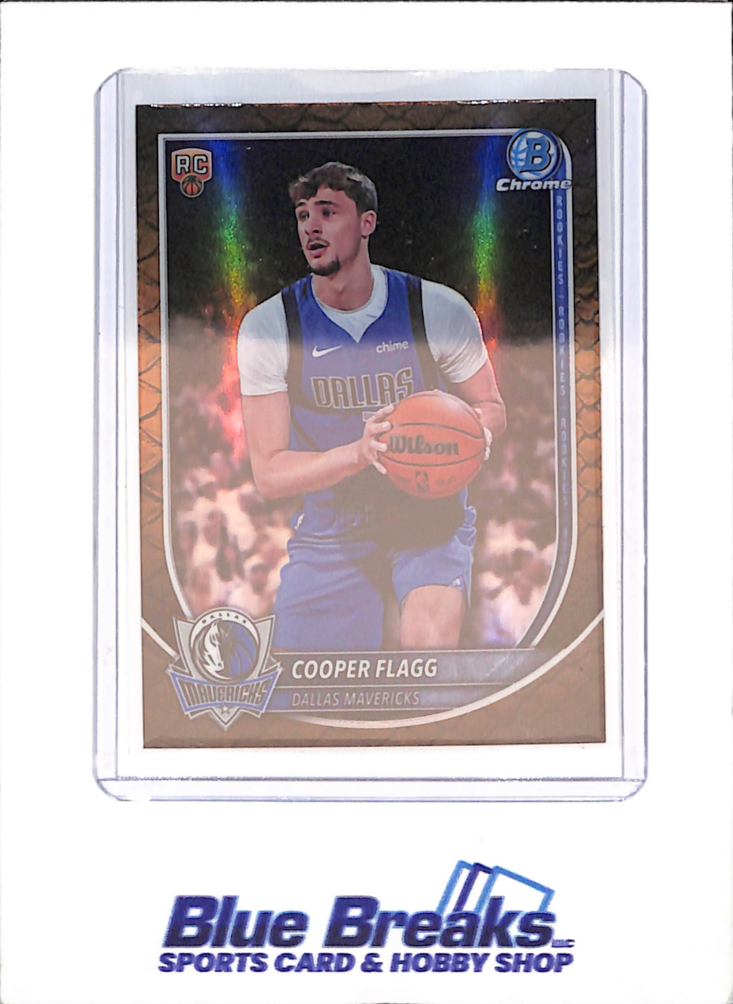 2025-26 Bowman Chrome - Cooper Flagg - Reptilian - RC - Dallas Mavericks - Basketball - #BCV-1