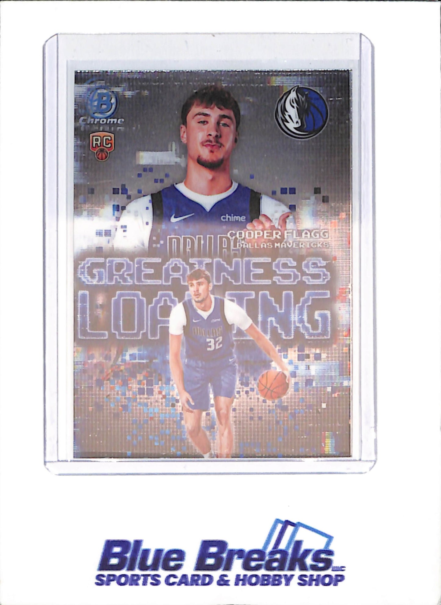 2025-26 Bowman Chrome - Cooper Flagg - Greatness Loading - RC - Dallas Mavericks - Basketball - #GL-1