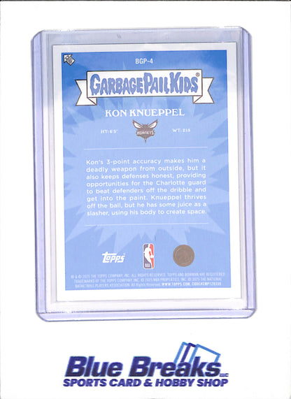 2025-26 Bowman Chrome - Kon Knueppel - Swarmed Kon - Garbage Pail Kids - RC - Charlotte Hornets - Basketball - #BGP-4