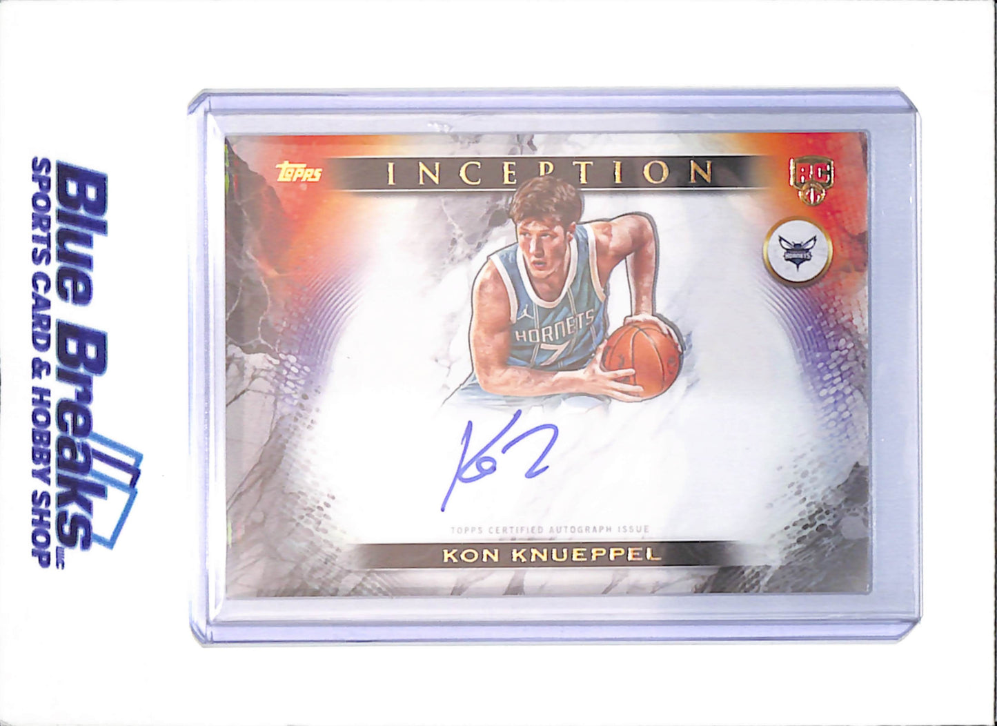 2025-26 Topps Inception - Kon Knueppel - Horizontal Autograph - RC - Charlotte Hornets - Basketball - #RV-KK