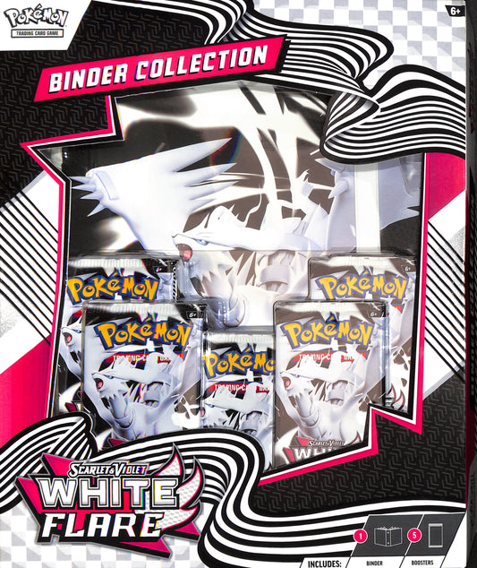 Pokemon - Scarlet & Violet White Flare Binder Collection - Sealed Wax