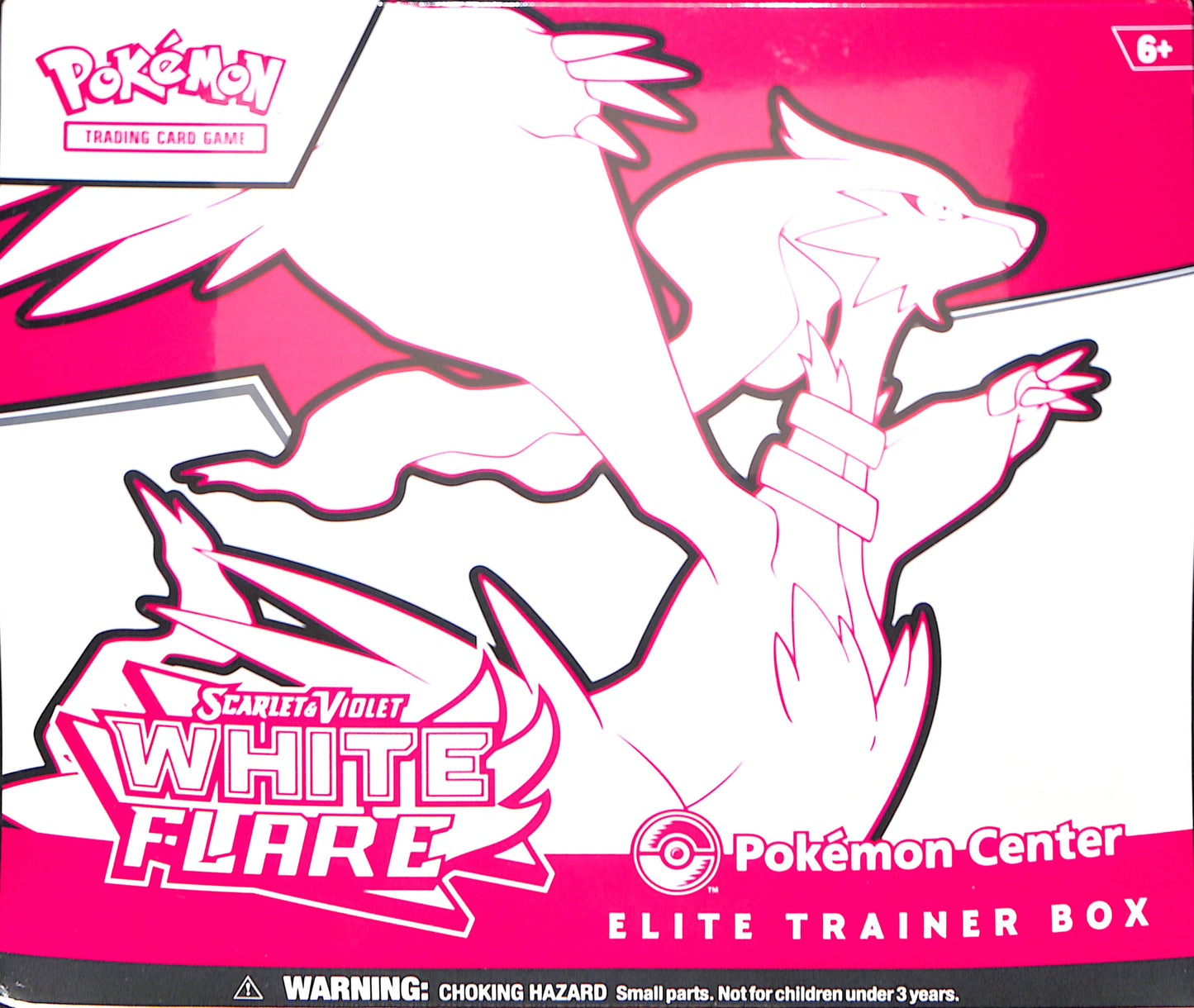 Pokemon - Scarlet & Violet White Flare Elite Trainer Box - Pokemon Center - Sealed Wax