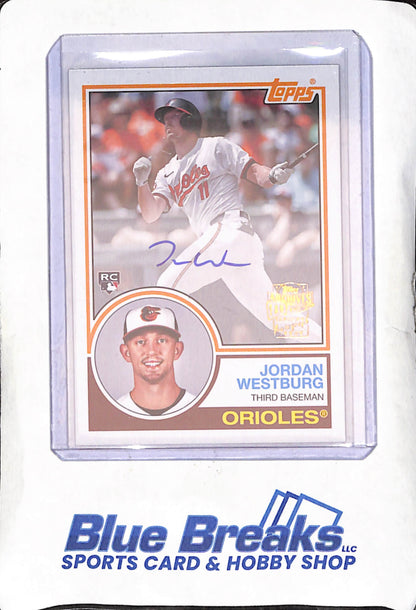2024 Topps Archives - Jordan Westburg - Fan Favorites RC Autograph - Baltimore Orioles - Baseball - #83FF-JW