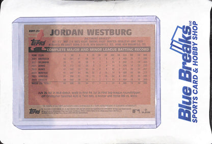 2024 Topps Archives - Jordan Westburg - Fan Favorites RC Autograph - Baltimore Orioles - Baseball - #83FF-JW