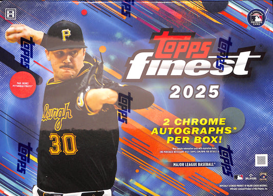 2025 Topps Finest Baseball Hobby Box - Sealed Wax