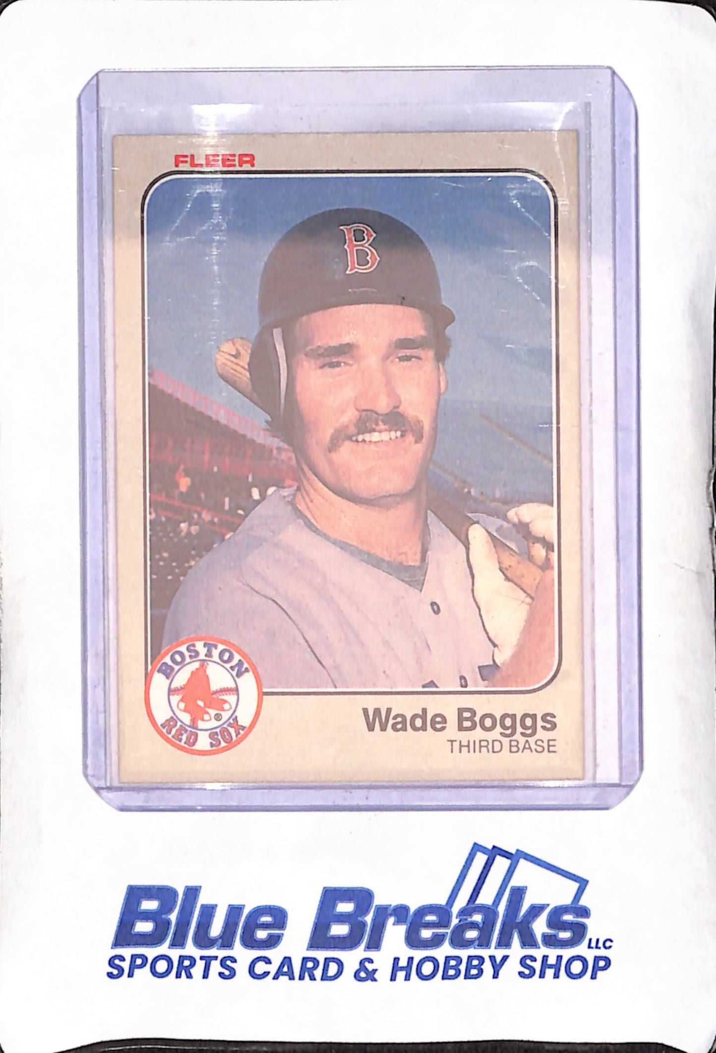 1983 Fleer - Wade Boggs - RC - Red Sox - Baseball - #179