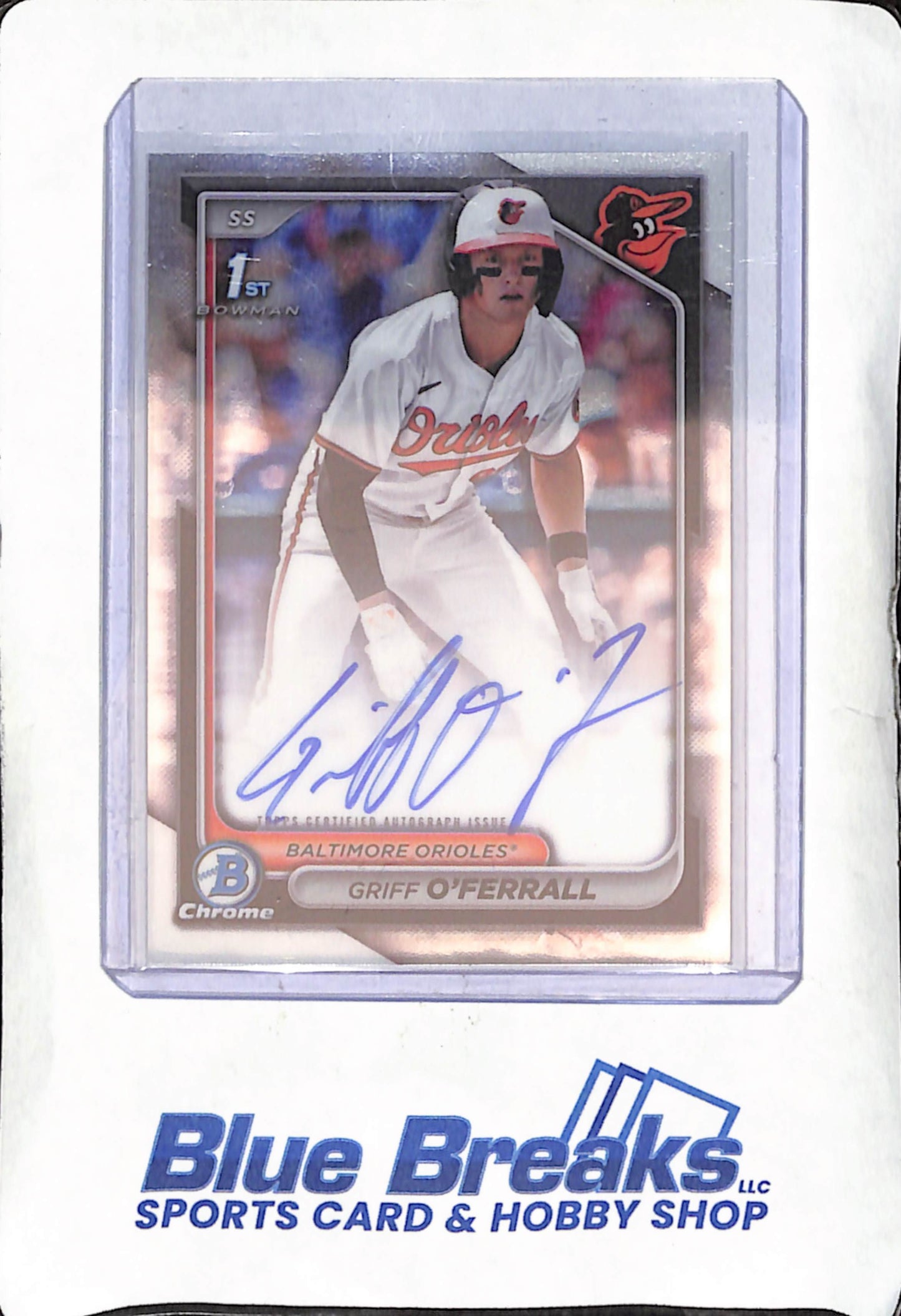 2024 Bowman Chrome - Griff O'Ferrall - 1st Bowman Autograph - Baltimore Orioles - Baseball - #CPA-GO