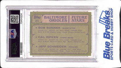 1982 Topps  - Bob Bonner - Cal Ripken - Jeff Schneider - Orioles Futures Stars - Baltimore Orioles - Baseball - #21