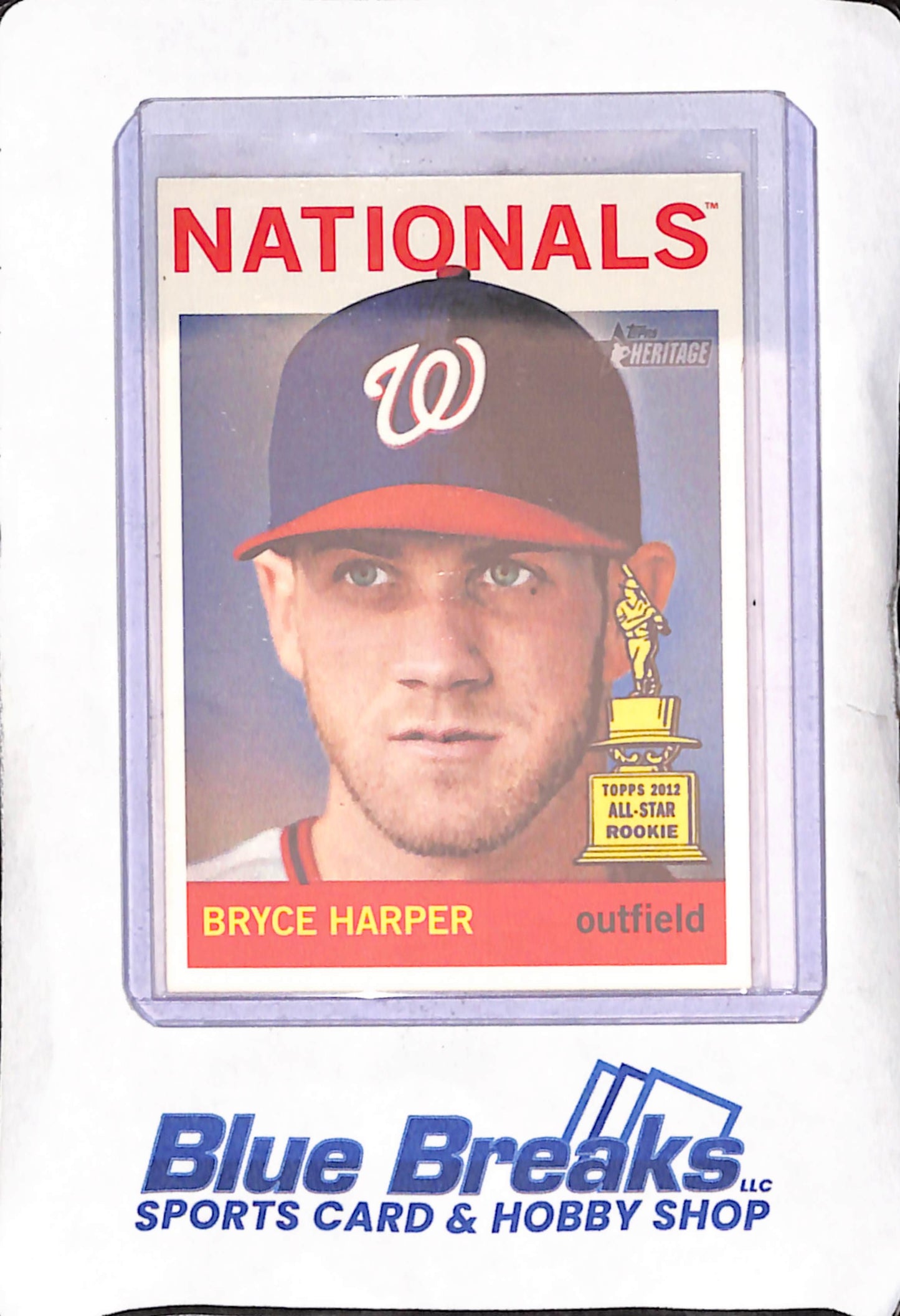 2013 Topps Heritage - Bryce Harper - All Star Rookie Cup - Washington Nationals - Baseball - #440