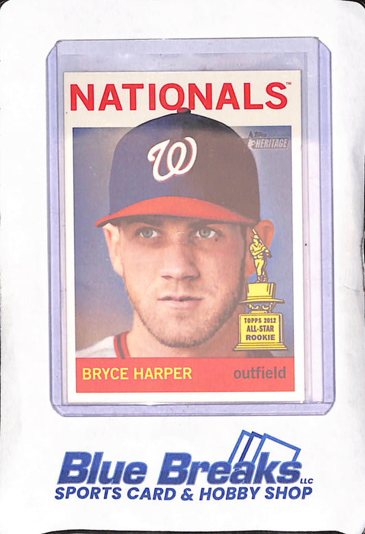 2013 Topps Heritage - Bryce Harper - All Star Rookie Cup - Washington Nationals - Baseball - #440