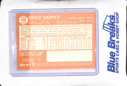 2013 Topps Heritage - Bryce Harper - All Star Rookie Cup - Washington Nationals - Baseball - #440