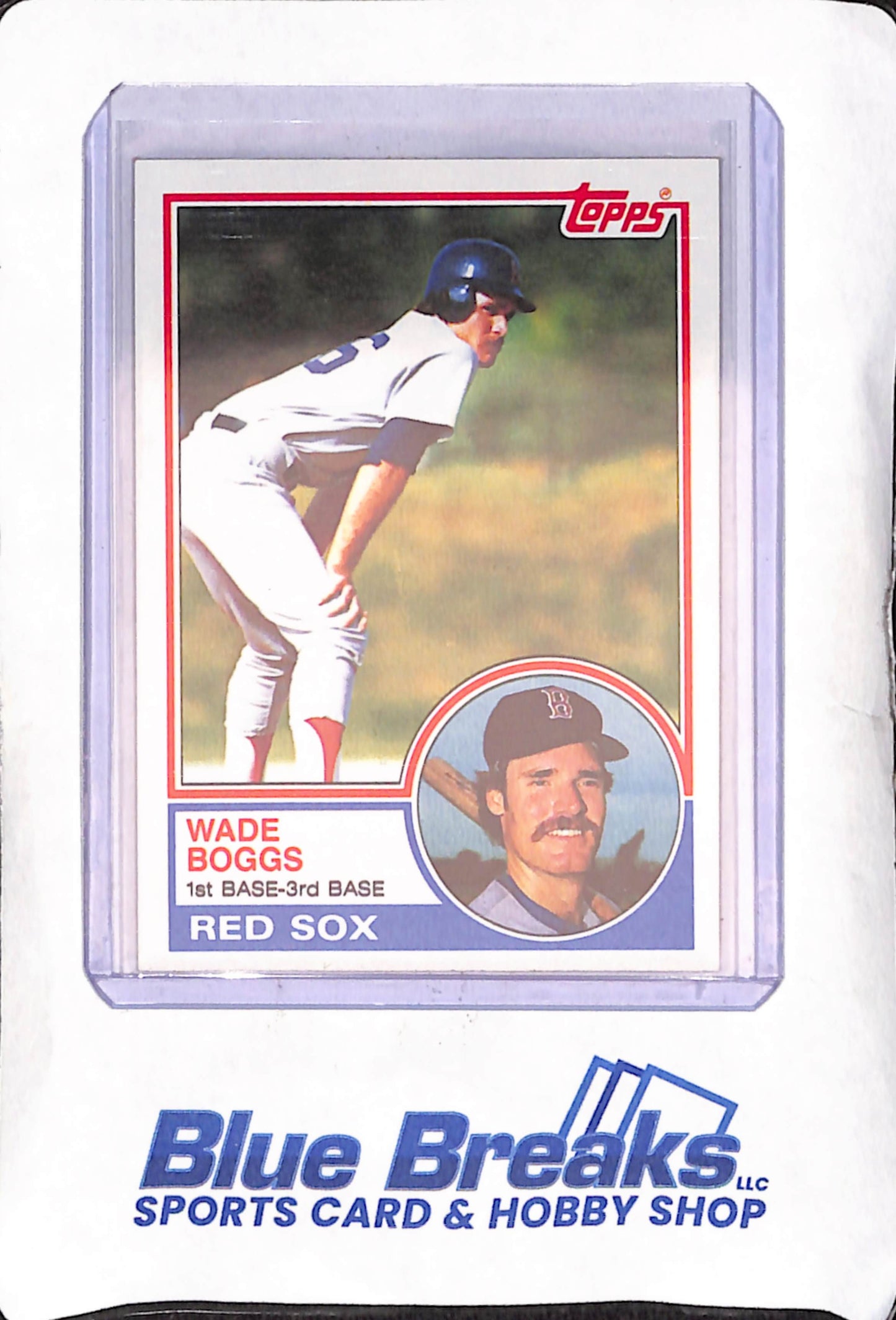 1983 Topps - Wade Boggs - RC - Boston Red Sox - Baseball - #498