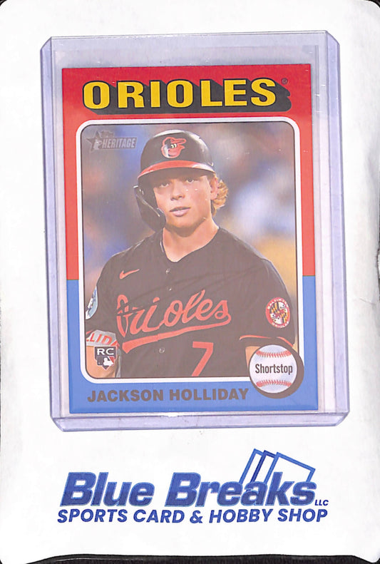 2024 Topps Heritage - Jackson Holliday - Color Swap RC - Baltimore Orioles - Baseball - #692