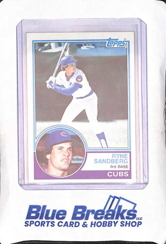 1983 Topps - Ryne Sandberg - RC - Chicago Cubs - Baseball - #83