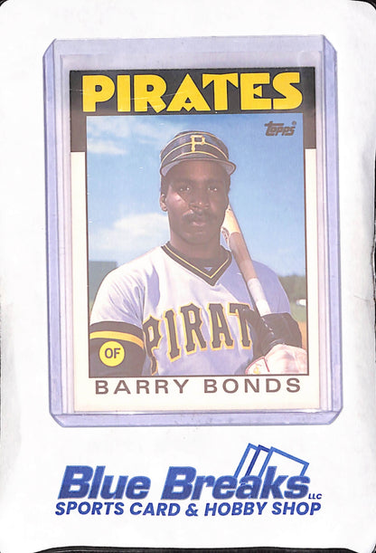 1986 Topps Traded - Barry Bonds - RC - Pittsburgh Pirates - Baseball - #111