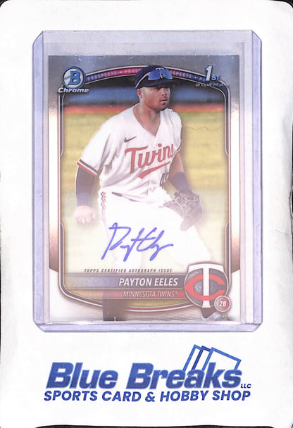 2025 Bowman Chrome - Payton Eeles - 1st Bowman Autograph - Minnesota Twins - Baseball - #CPA-PAE