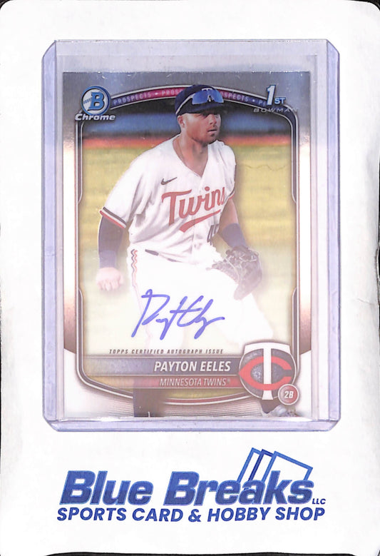 2025 Bowman Chrome - Payton Eeles - 1st Bowman Autograph - Minnesota Twins - Baseball - #CPA-PAE