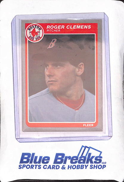 1985 Fleer - Roger Clemens RC - Boston Red Sox - Baseball - #155