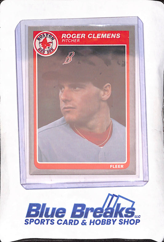 1985 Fleer - Roger Clemens RC - Boston Red Sox - Baseball - #155