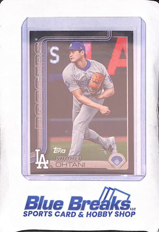 2025 Topps Series Two - Shohei Ohtani -  Black - 8/74 - Los Angeles Dodgers - Baseball - #400