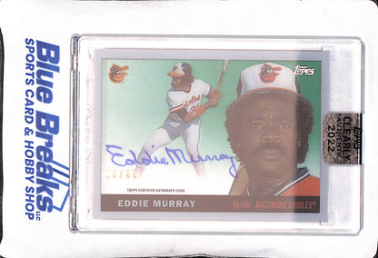 2022 Topps Clearly Authentic - Eddie Murray - Autograph - 12/99 - Baltimore Orioles - Baseball - #55RA-EMU