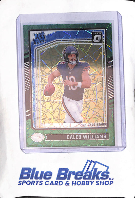 2024 Panini Donruss Optic - Rated Rookie - green velocity - Caleb Williams - #201 - football - Bears