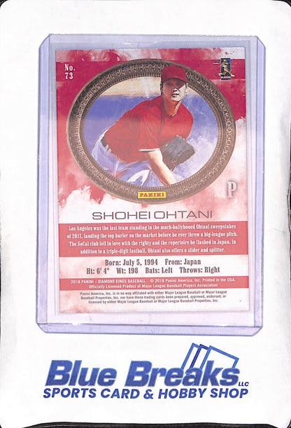 2018 Panini Diamond Kings - Shohei Ohtani - RC - Los Angeles Angels - Baseball - #73