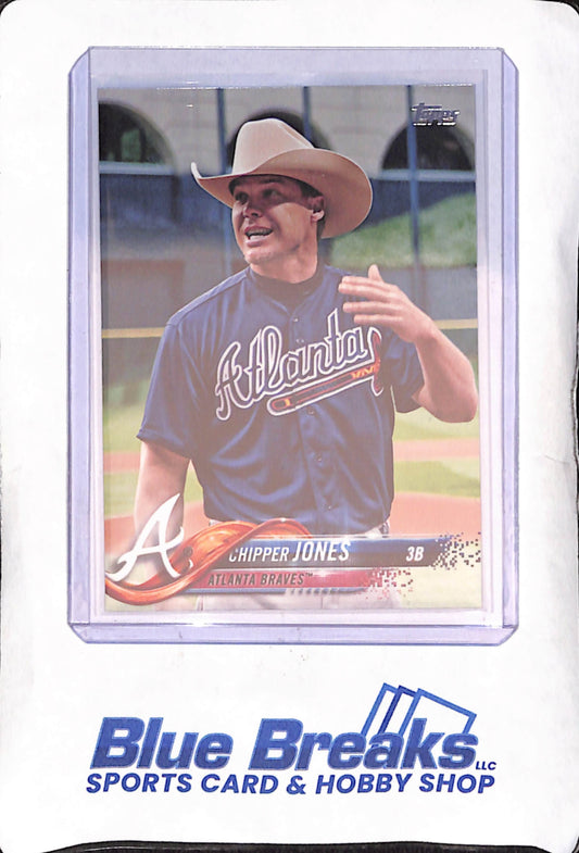 2018 Topps Update - Chipper Jones - Short Print - Atlanta Braves - Baseball - #US31