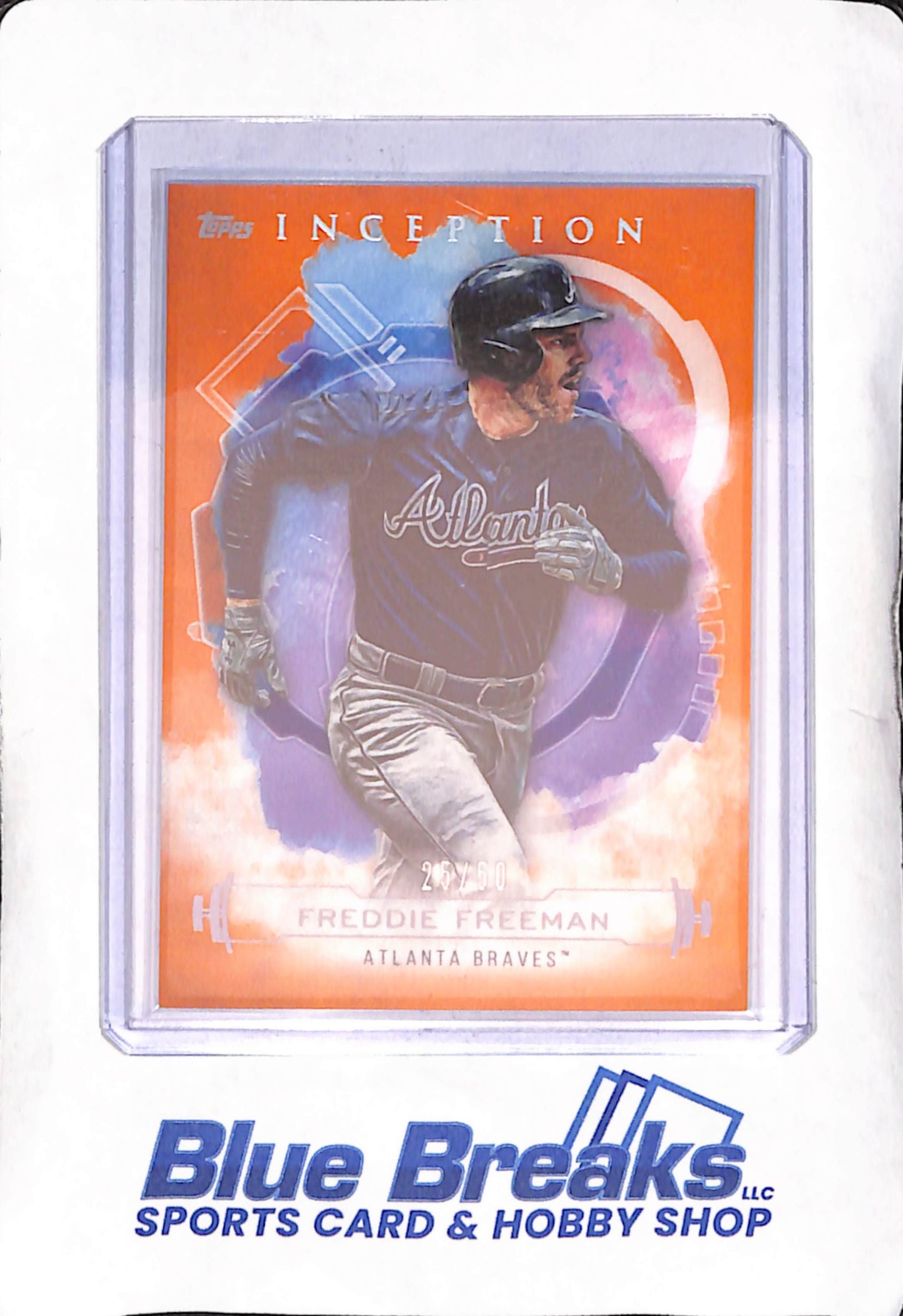 2019 Topps Inception - Freddie Freeman - Orange - 25/50 - Atlanta Braves - Baseball - #4