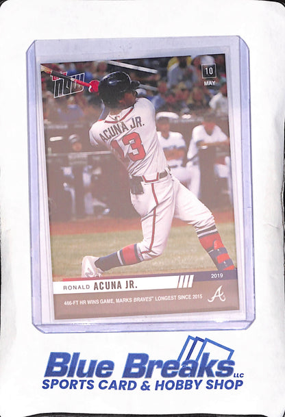 2019 Topps Now - Ronald Acuna Jr - May 10 - Atlanta Braves - Baseball - #211