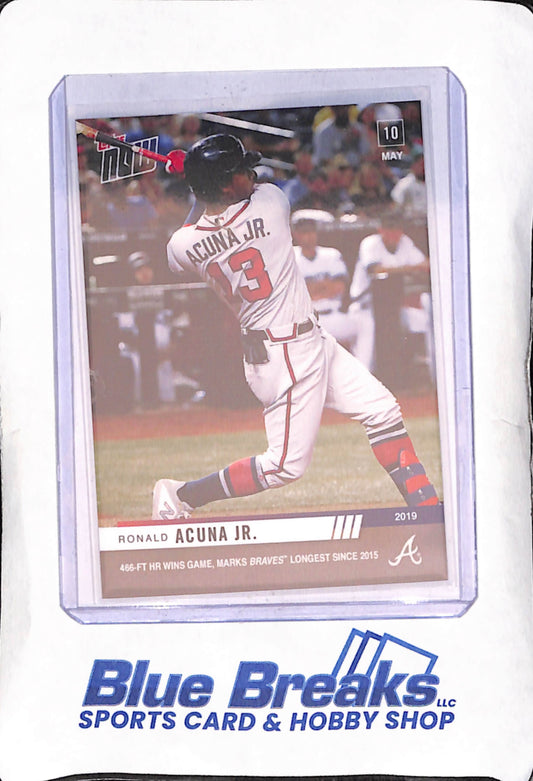 2019 Topps Now - Ronald Acuna Jr - May 10 - Atlanta Braves - Baseball - #211
