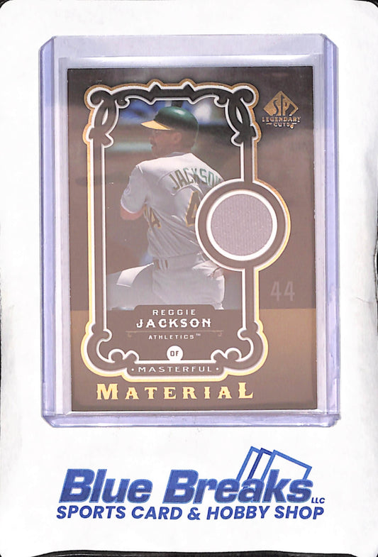 2007 Upper Deck Legendary Cuts - Reggie Jackson - Masterful Materials - Oakland Athletics - Baseball - #MM-RJ