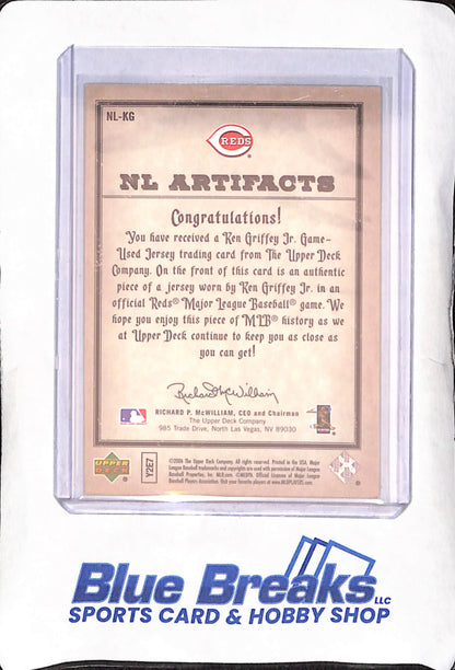 2006 Upper Deck - Ken Griffey Jr - NL Artifacts - 236/250 - Relic - Cincinnati Reds - Baseball - #NL-KG