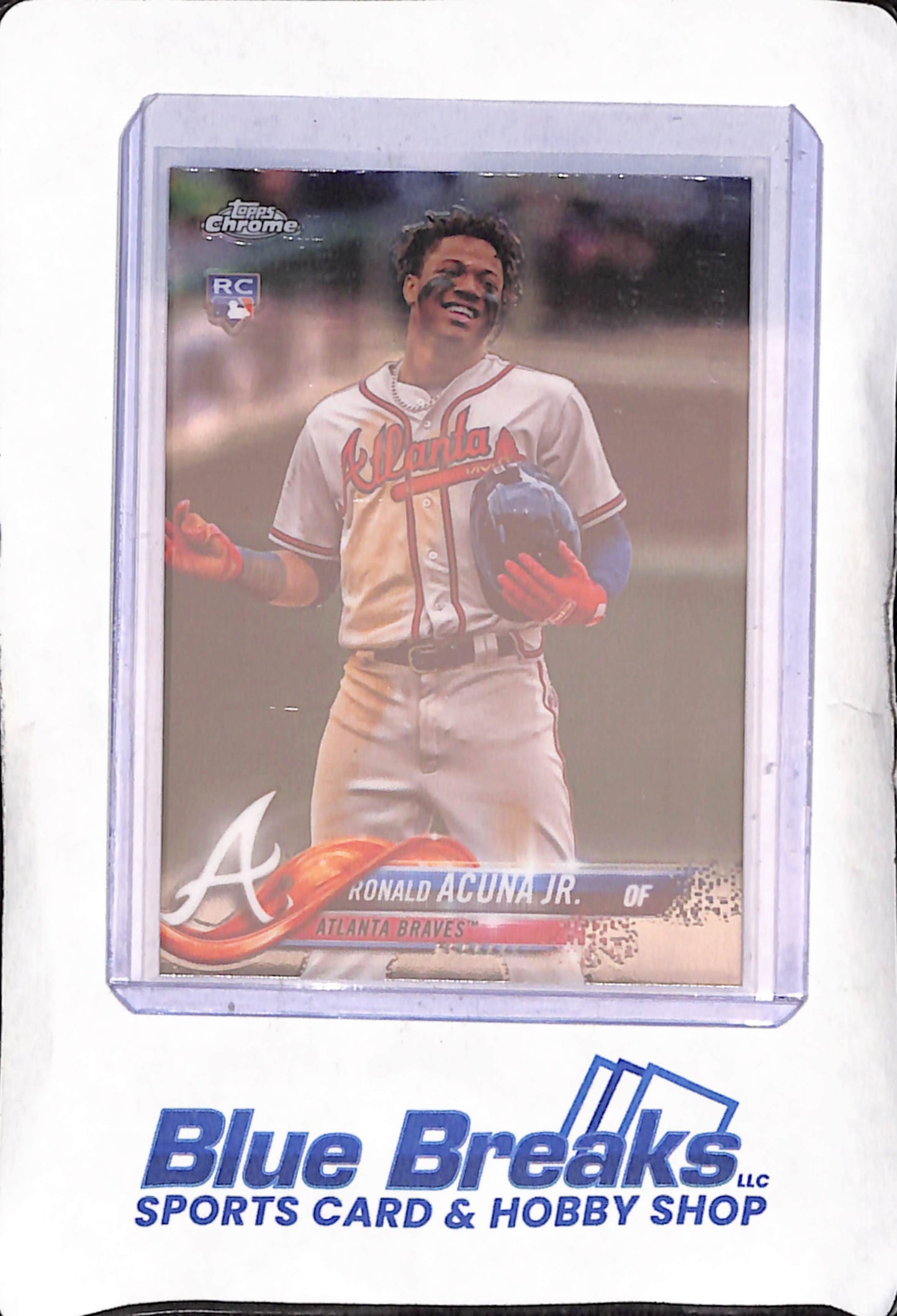 2018 Topps Chrome - Ronald Acuna Jr - RC - Atlanta Braves - Baseball - #HMT25