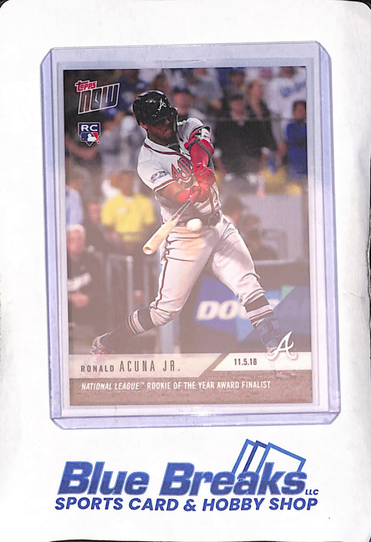 2018 Topps Now - Ronald Acuna Jr - November 5 - RC - Atlanta Braves - Baseball - OS18