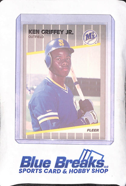 1989 Fleer - Ken Griffey Jr - RC - Seattle Mariners - Baseball - #548