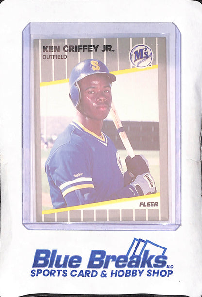 1989 Fleer - Ken Griffey Jr - RC - Seattle Mariners - Baseball - #548