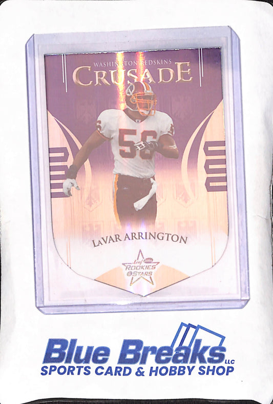 2004 Donruss Playoff Rookies & Stars - Lavar Arrington - Crusade Die-Cut - 23/50 - Washington Redskins - Football - #C-18